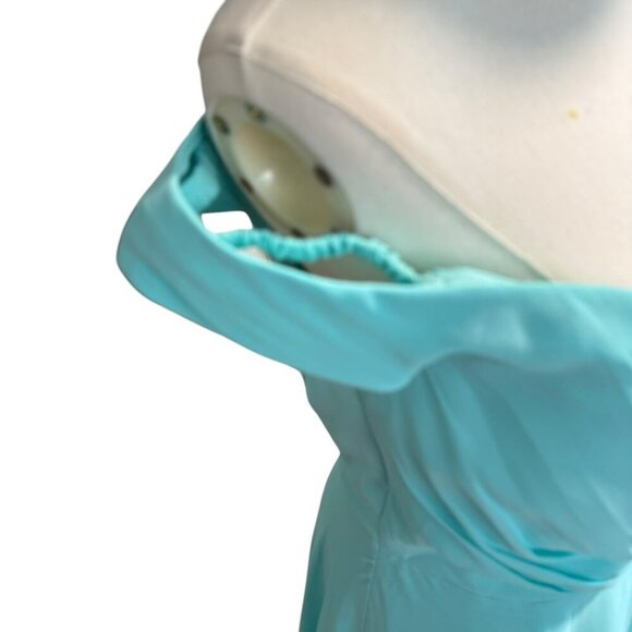 David's Bridal Off The Shoulder Full Skirt Bridesmaid Dress F20227 4 Spa - Picture 9 of 12